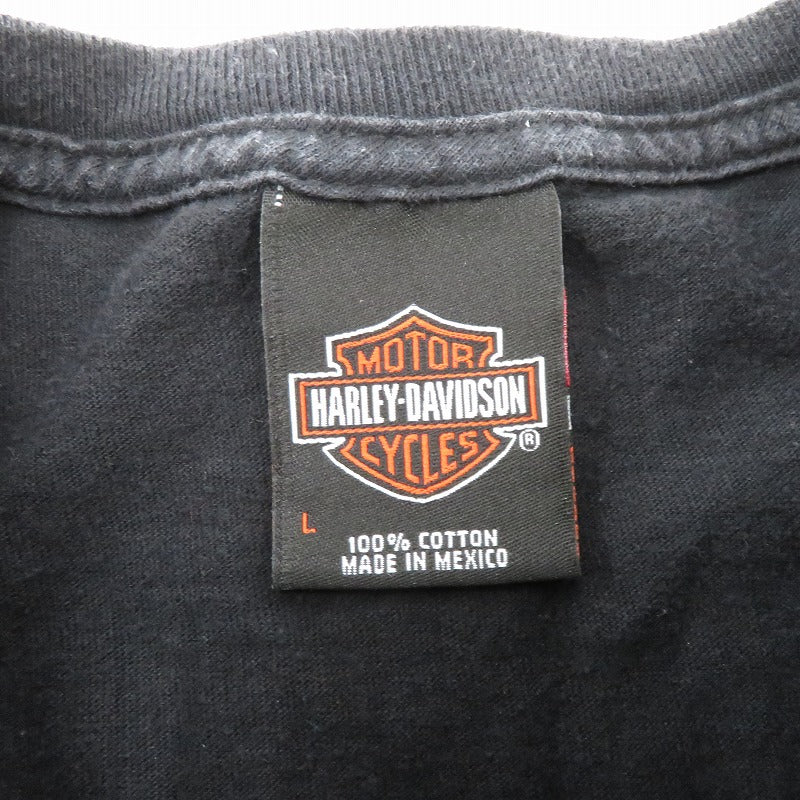 HARLEY-DAVIDSON | ハーレーダビットソン イーグル 半袖Ｔシャツ ブラック サイズ：L【瀬戸大橋店】