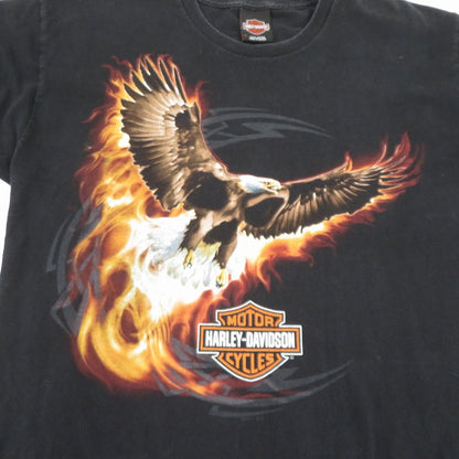 HARLEY-DAVIDSON | ハーレーダビットソン イーグル 半袖Ｔシャツ ブラック サイズ：L【瀬戸大橋店】
