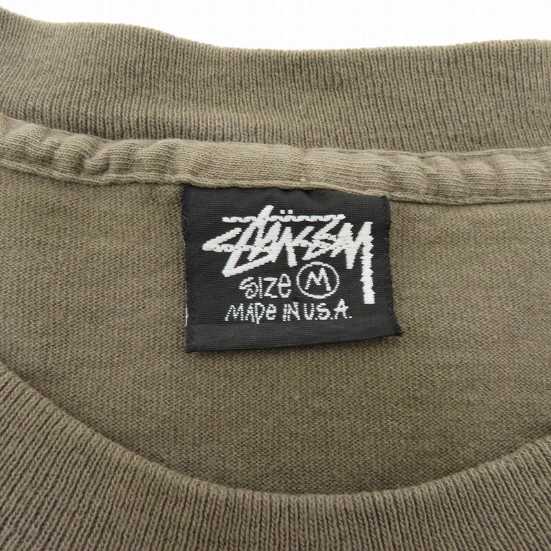 STUSSY | ステューシー 80年代後期 半袖Ｔシャツ ブラウン サイズ：M【瀬戸大橋店】