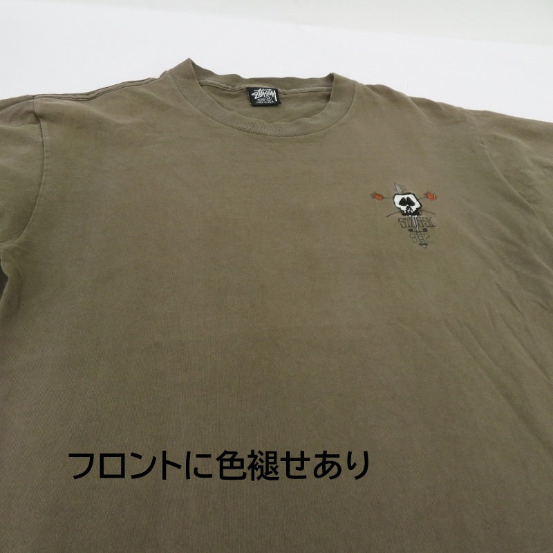 STUSSY | ステューシー 80年代後期 半袖Ｔシャツ ブラウン サイズ：M【瀬戸大橋店】