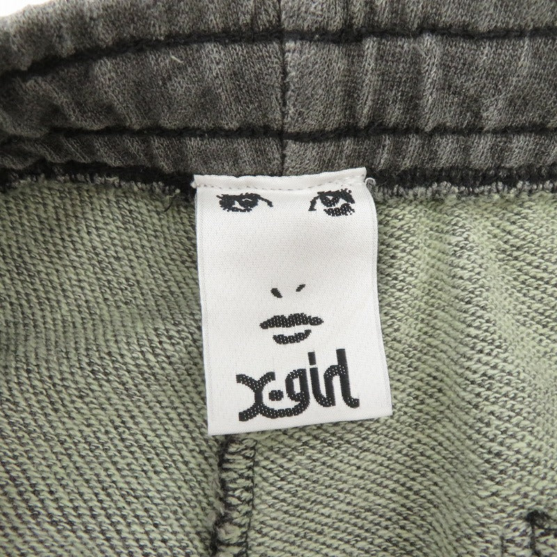 X-girl | エックスガール CARGO SWEAT PANTS スウェットパンツ パンツ 105233031017 グレー サイズ：M【瀬戸大橋店】