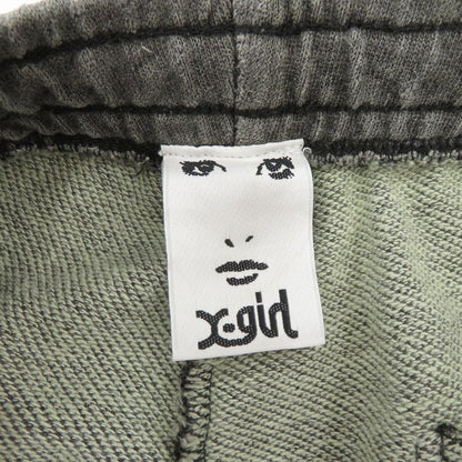 X-girl | エックスガール CARGO SWEAT PANTS スウェットパンツ パンツ 105233031017 グレー サイズ：M【瀬戸大橋店】