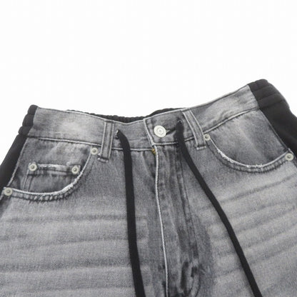JEANASiS | ジーナシス スウェットドッキングデニムパンツ デニムパンツ JS051088CF ブラック サイズ：FreeSize【瀬戸大橋店】