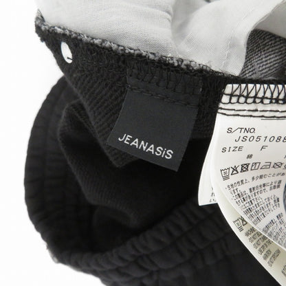 JEANASiS | ジーナシス スウェットドッキングデニムパンツ デニムパンツ JS051088CF ブラック サイズ：FreeSize【瀬戸大橋店】