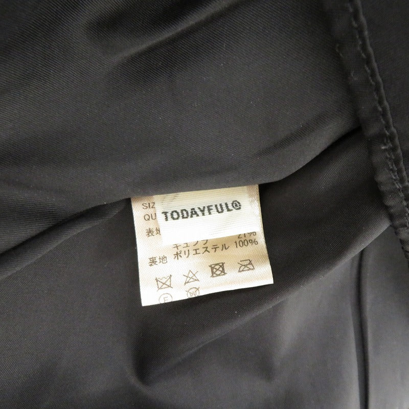 TODAYFUL | トゥデイフル Jacquard Leaf Pencilskirt スカート 12210803 ブラウン サイズ：36【瀬戸大橋店】