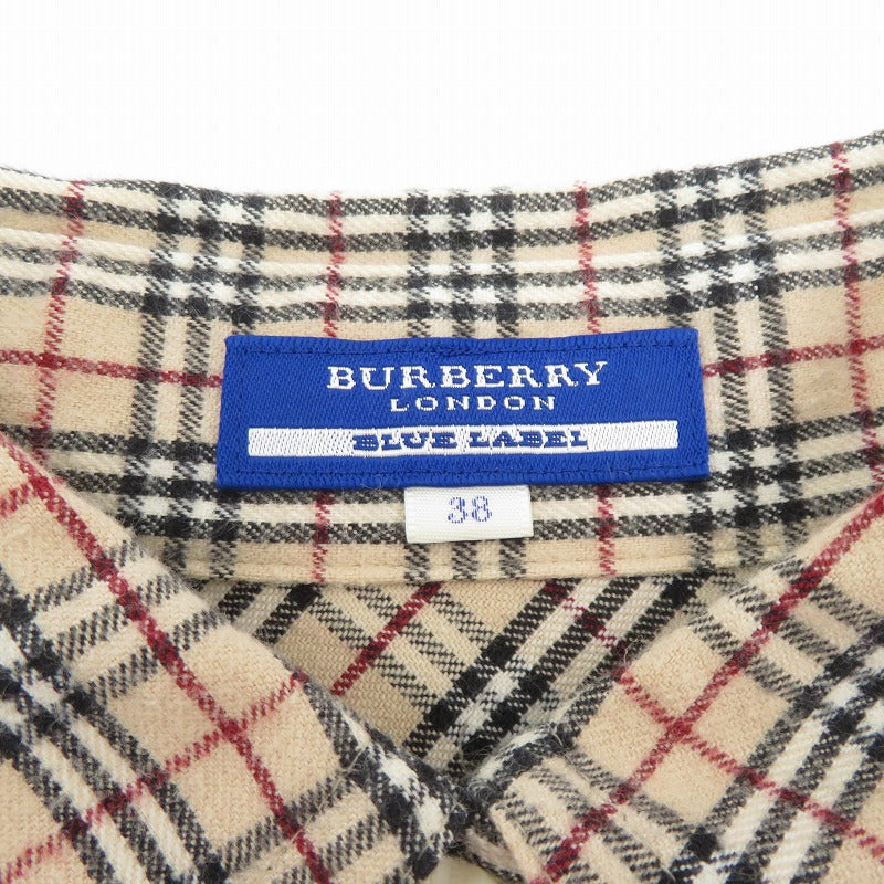 BURBERRY BLUE LABEL | バーバリーブルーレーベル チェック柄 ワンピース ベージュ サイズ：38【瀬戸大橋店】