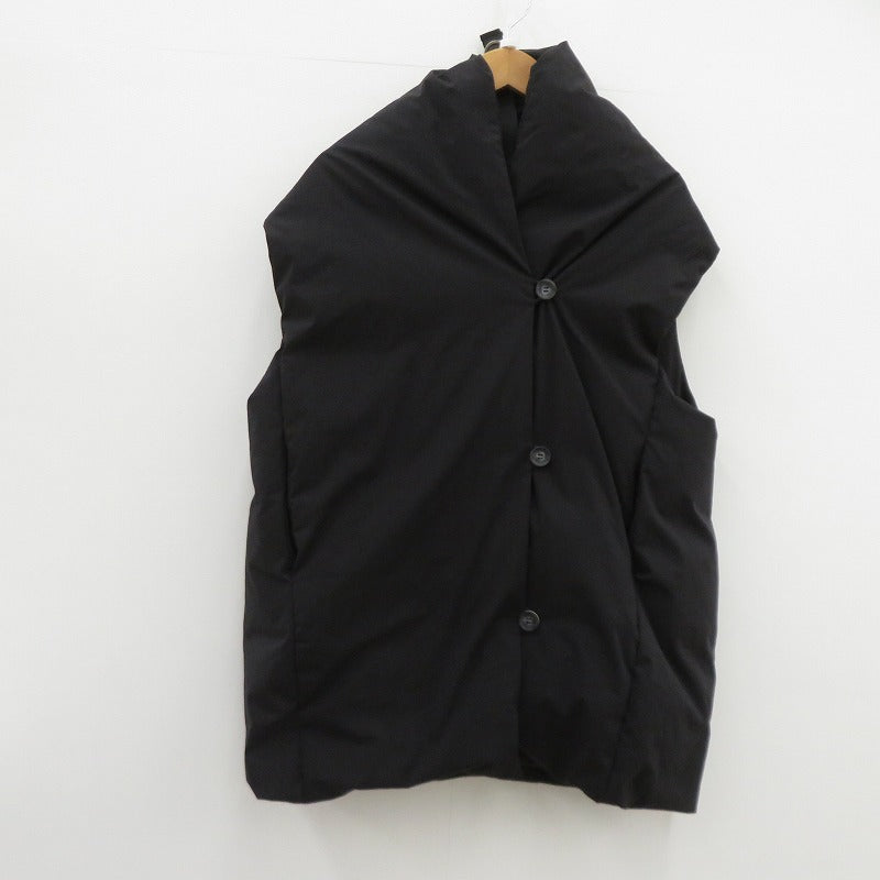 CYAN TOKYO Stole-like Down Vest ダウンベスト 722157 ブラック サイズ：FreeSize【瀬戸大橋店】