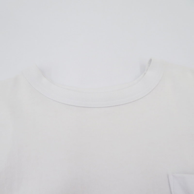 Sacai | サカイ Nylon Twill Mix Cotton Jersey Tee カットソー 25-07690 ホワイト サイズ：2【瀬戸大橋店】