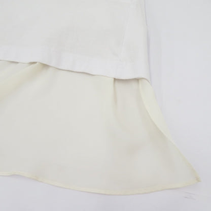 Sacai | サカイ Nylon Twill Mix Cotton Jersey Tee カットソー 25-07690 ホワイト サイズ：2【瀬戸大橋店】