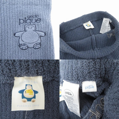 gelato pique | ジェラートピケ ポケモンスリープ カビゴンフーディ&レギンス セットアップ PWNO234060 アイボリー×ネイビー サイズ：M【瀬戸大橋店】