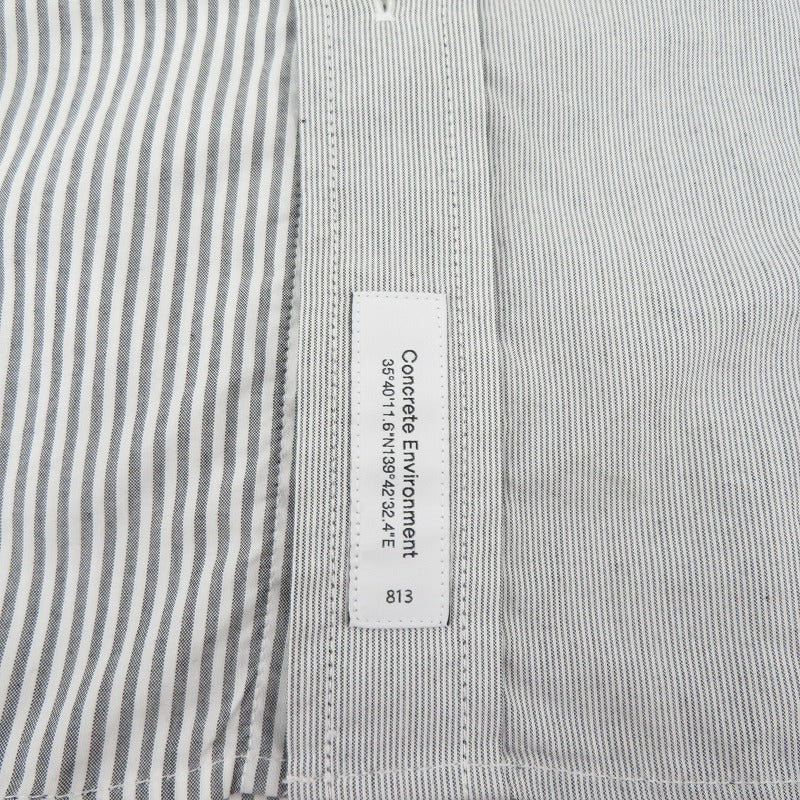 W)TAPS | ダブルタップス BD 01 / LS / CTPL. Broadcloth. Textile. Coolmax. 長袖シャツ 241TQDT-SHM01 グレー サイズ：3【瀬戸大橋店】