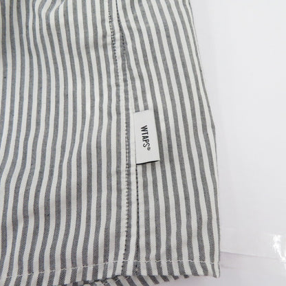 W)TAPS | ダブルタップス BD 01 / LS / CTPL. Broadcloth. Textile. Coolmax. 長袖シャツ 241TQDT-SHM01 グレー サイズ：3【瀬戸大橋店】