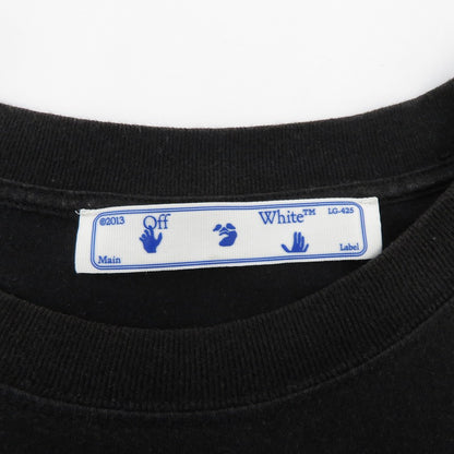 OFF-WHITE | オフホワイト Apple Over Tee 半袖Ｔシャツ OMAA038S21JER015 ブラック サイズ：S【瀬戸大橋店】