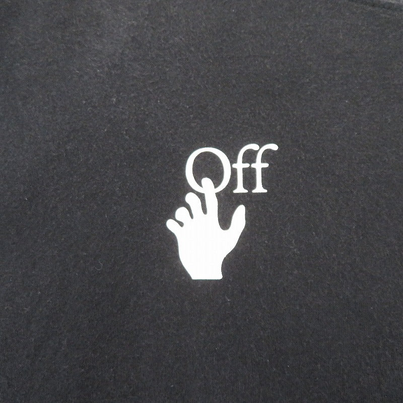 OFF-WHITE | オフホワイト Apple Over Tee 半袖Ｔシャツ OMAA038S21JER015 ブラック サイズ：S【瀬戸大橋店】