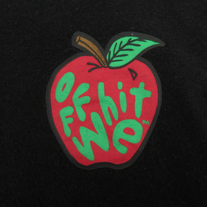 OFF-WHITE | オフホワイト Apple Over Tee 半袖Ｔシャツ OMAA038S21JER015 ブラック サイズ：S【瀬戸大橋店】