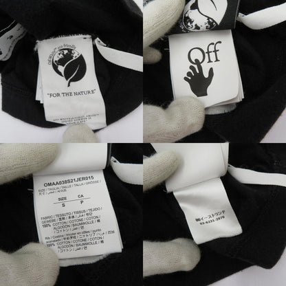 OFF-WHITE | オフホワイト Apple Over Tee 半袖Ｔシャツ OMAA038S21JER015 ブラック サイズ：S【瀬戸大橋店】