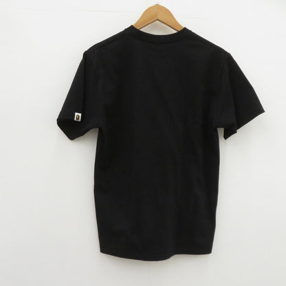 A BATHING APE | アベイシングエイプ Crystal Stone Eye College Tee 半袖Ｔシャツ 001TEM301350M/0ZXTEM350101Q ブラック サイズ：M【瀬戸大橋店】