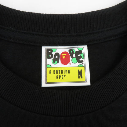 A BATHING APE | アベイシングエイプ Crystal Stone Eye College Tee 半袖Ｔシャツ 001TEM301350M/0ZXTEM350101Q ブラック サイズ：M【瀬戸大橋店】
