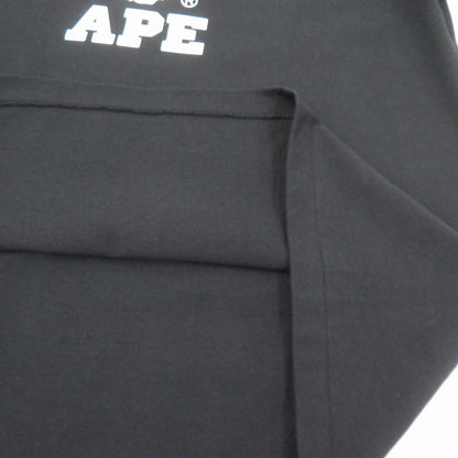A BATHING APE | アベイシングエイプ Crystal Stone Eye College Tee 半袖Ｔシャツ 001TEM301350M/0ZXTEM350101Q ブラック サイズ：M【瀬戸大橋店】