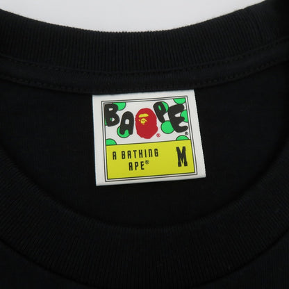 A BATHING APE | アベイシングエイプ Screen Camo College Tee 半袖Ｔシャツ 001TEM301038M/0ZXTEM038101Q ブラック サイズ：M【瀬戸大橋店】
