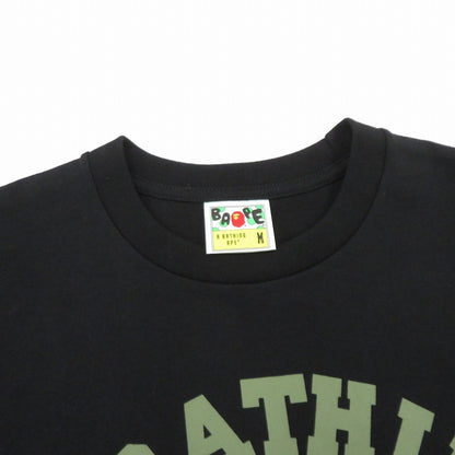 A BATHING APE | アベイシングエイプ 1st Camo College Tee 半袖Ｔシャツ 001TEM301013M ブラック サイズ：M【瀬戸大橋店】