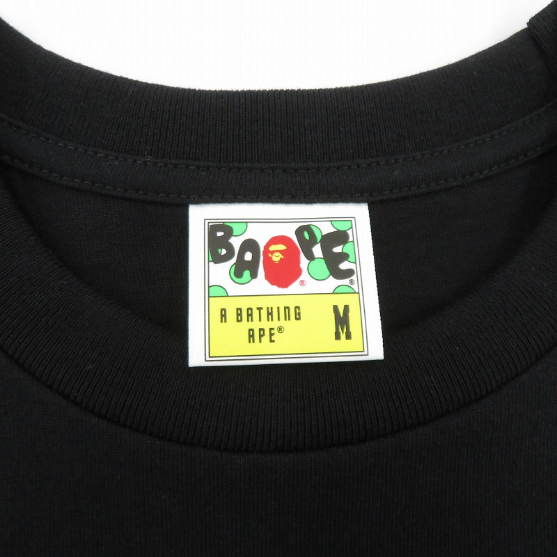 A BATHING APE | アベイシングエイプ 1st Camo College Tee 半袖Ｔシャツ 001TEM301013M ブラック サイズ：M【瀬戸大橋店】