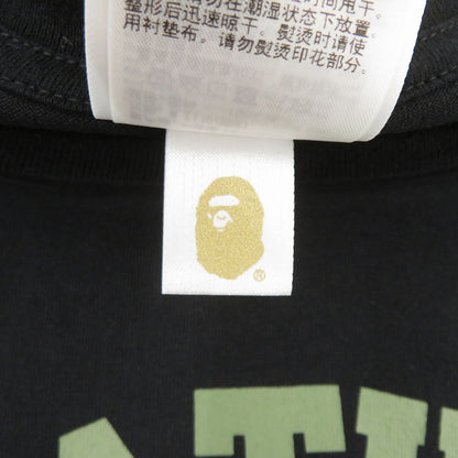 A BATHING APE | アベイシングエイプ 1st Camo College Tee 半袖Ｔシャツ 001TEM301013M ブラック サイズ：M【瀬戸大橋店】