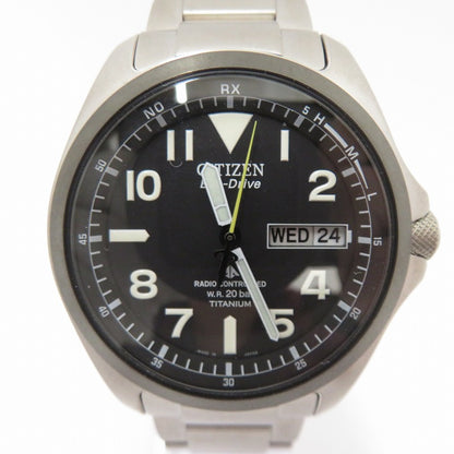 CITIZEN | シチズン PROMASTER/LAND アナログ 電波ソーラー 腕時計 PMD56-2952 シルバー 文字盤ブラック【瀬戸大橋店】
