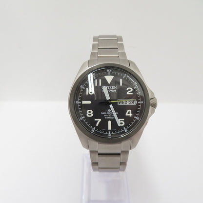 CITIZEN | シチズン PROMASTER/LAND アナログ 電波ソーラー 腕時計 PMD56-2952 シルバー 文字盤ブラック【瀬戸大橋店】