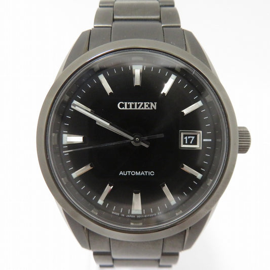 CITIZEN | シチズン アナログ 自動巻き 腕時計 NB1054-58E ブラック 文字盤ブラック【瀬戸大橋店】