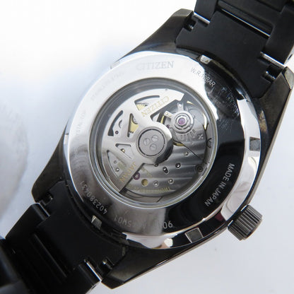 CITIZEN | シチズン アナログ 自動巻き 腕時計 NB1054-58E ブラック 文字盤ブラック【瀬戸大橋店】