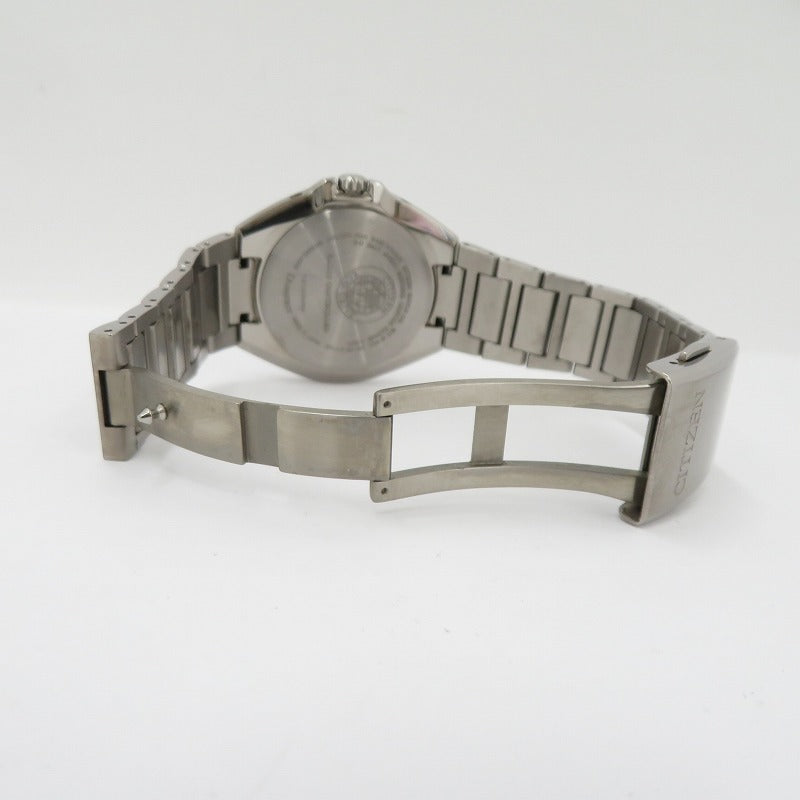 CITIZEN | シチズン ATTESA アナログ 電波ソーラー 腕時計 AT6050-54L シルバー 文字盤ネイビー【瀬戸大橋店】