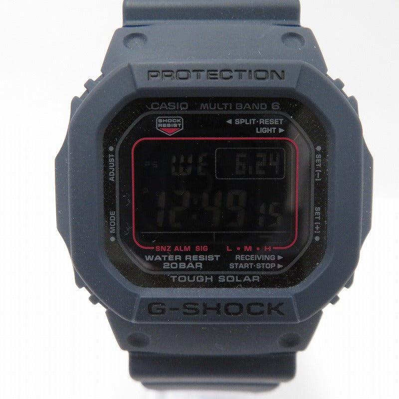 G-SHOCK | ジーショック デジタル 電波ソーラー 腕時計 GW-M5610U-2 ネイビー【瀬戸大橋店】