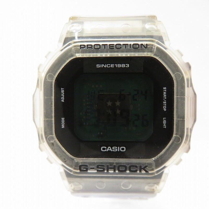 G-SHOCK | ジーショック 40th Anniversary Clear Remix デジタルクォーツ 腕時計 DWE-5640RX-7 シルバー【瀬戸大橋店】