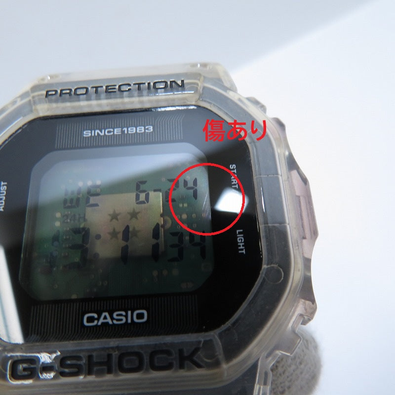 G-SHOCK | ジーショック 40th Anniversary Clear Remix デジタルクォーツ 腕時計 DWE-5640RX-7 シルバー【瀬戸大橋店】