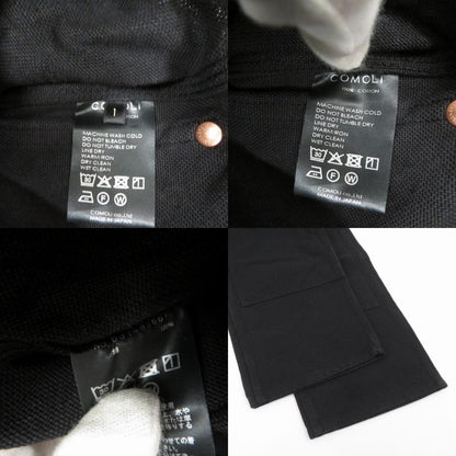COMOLI | コモリ コットンダック ペインターパンツ パンツ D01-03007 ブラック サイズ：1【瀬戸大橋店】