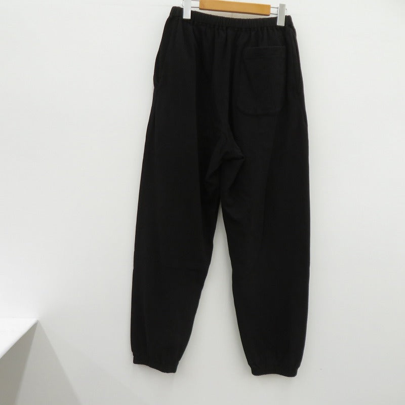 COMOLI | コモリ LWコットン裏毛 パンツ スウェットパンツ パンツ D01-05018 ブラック サイズ：1【瀬戸大橋店】