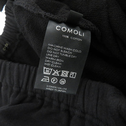 COMOLI | コモリ LWコットン裏毛 パンツ スウェットパンツ パンツ D01-05018 ブラック サイズ：1【瀬戸大橋店】