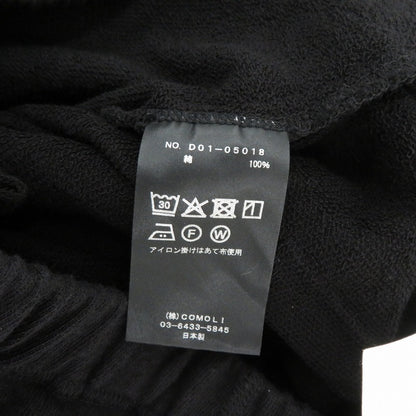 COMOLI | コモリ LWコットン裏毛 パンツ スウェットパンツ パンツ D01-05018 ブラック サイズ：1【瀬戸大橋店】