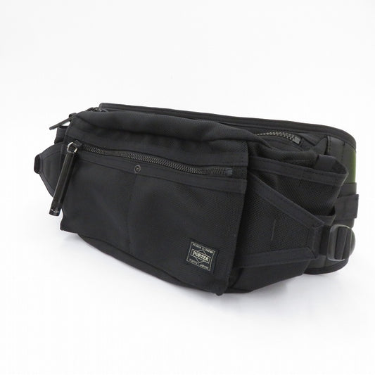 PORTER | ポーター HEAT WAIST BAG ウエストバッグ 703-06978 ブラック【瀬戸大橋店】