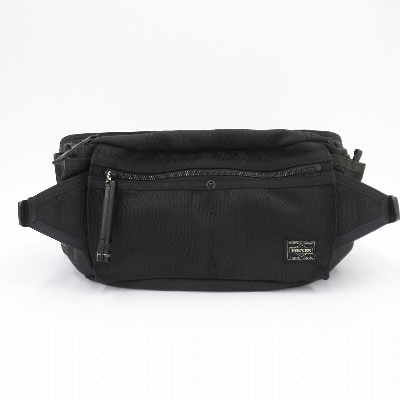PORTER | ポーター HEAT WAIST BAG ウエストバッグ 703-06978 ブラック【瀬戸大橋店】