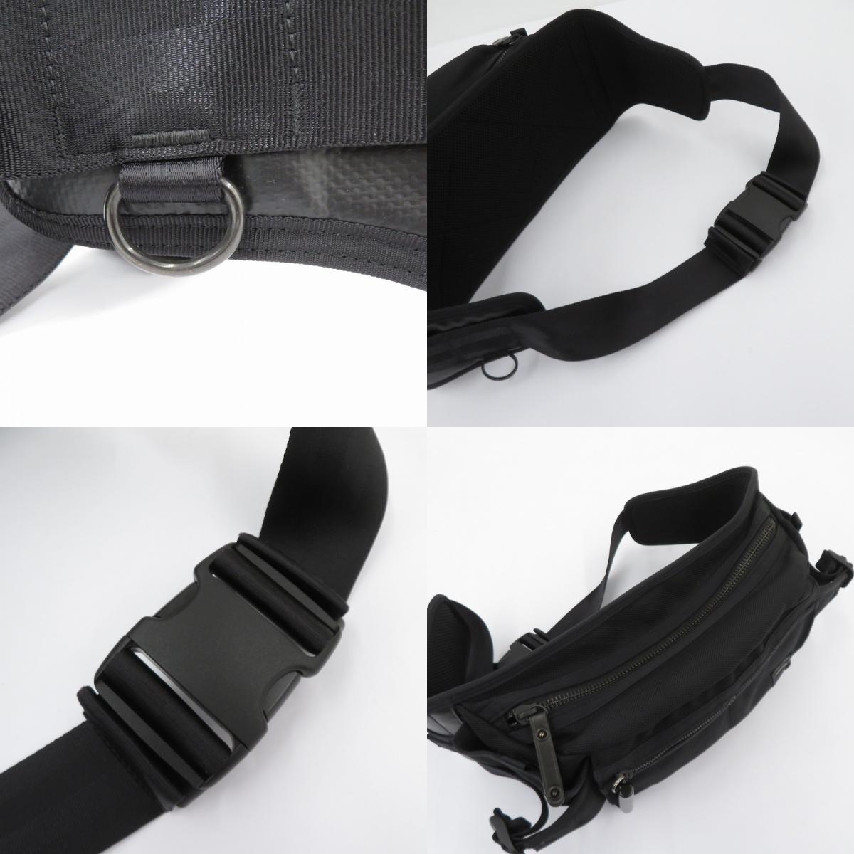 PORTER | ポーター HEAT WAIST BAG ウエストバッグ 703-06978 ブラック【瀬戸大橋店】