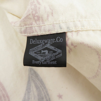 DELUXEWARE | デラックスウエア アロハシャツ 半袖シャツ AL08 ホワイト サイズ：L【瀬戸大橋店】