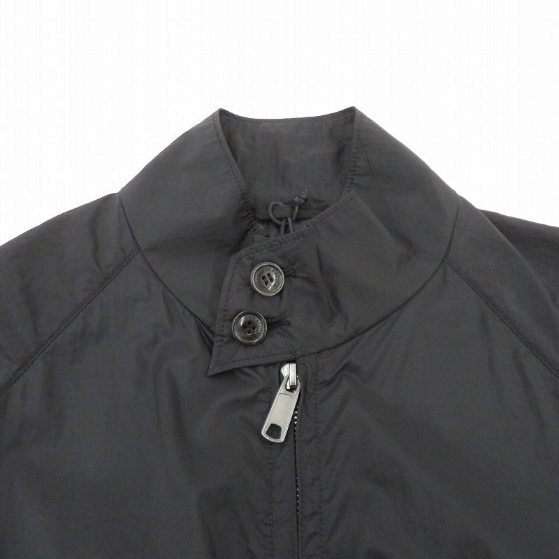 BARACUTA | バラクータ ナイロンジャケット ブルゾン スイングトップ 26SSBRM107A ブラック サイズ：40【瀬戸大橋店】