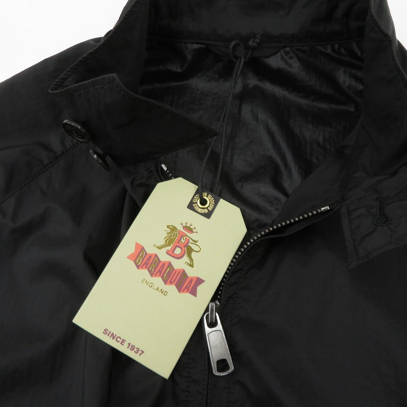 BARACUTA | バラクータ ナイロンジャケット ブルゾン スイングトップ 26SSBRM107A ブラック サイズ：40【瀬戸大橋店】
