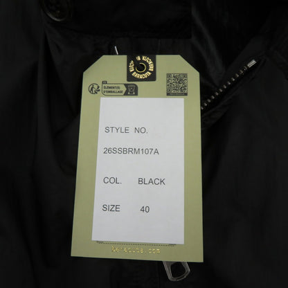 BARACUTA | バラクータ ナイロンジャケット ブルゾン スイングトップ 26SSBRM107A ブラック サイズ：40【瀬戸大橋店】