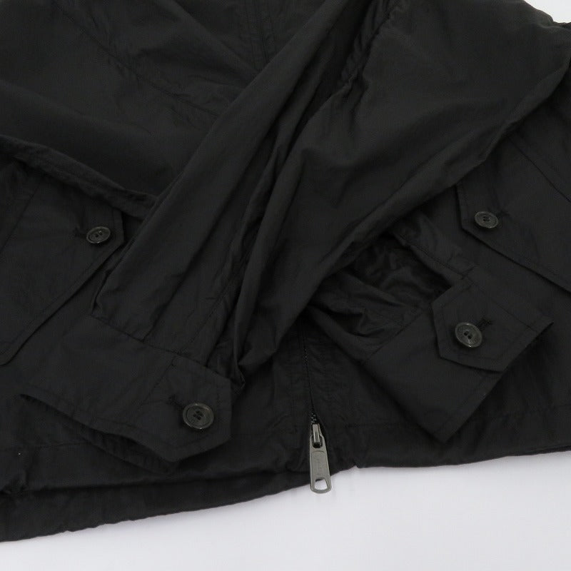 BARACUTA | バラクータ ナイロンジャケット ブルゾン スイングトップ 26SSBRM107A ブラック サイズ：40【瀬戸大橋店】