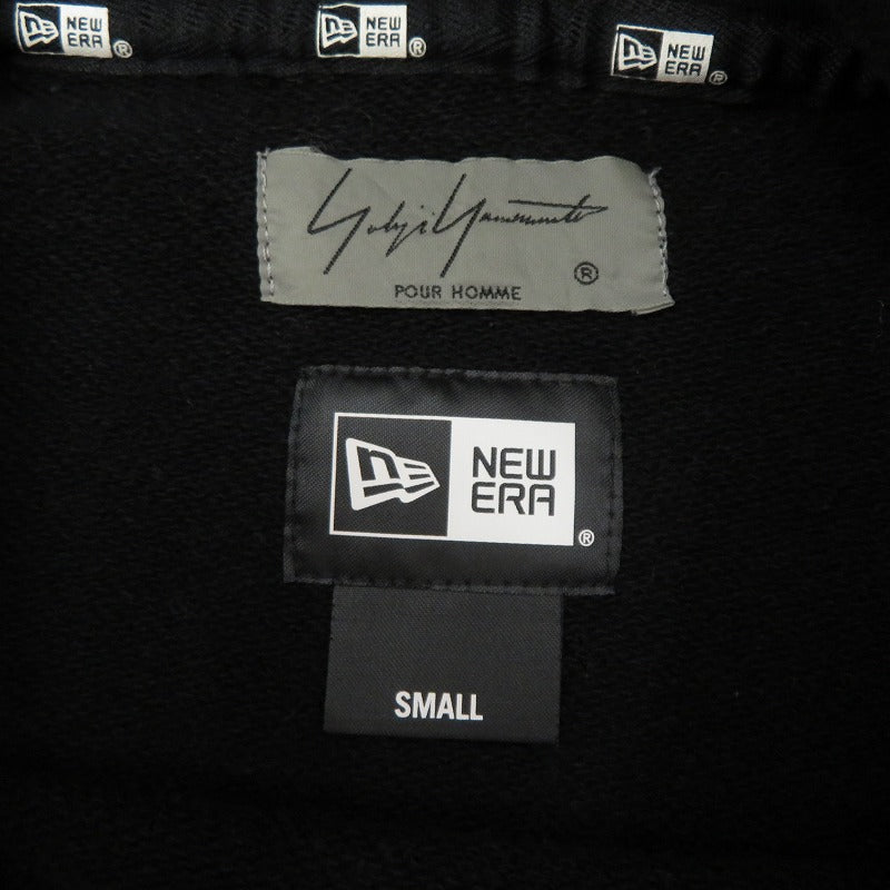 Yohji Yamamoto | ヨウジヤマモト New Era Hoodie パーカー HW-T39-083 ブラック サイズ：S【瀬戸大橋店】