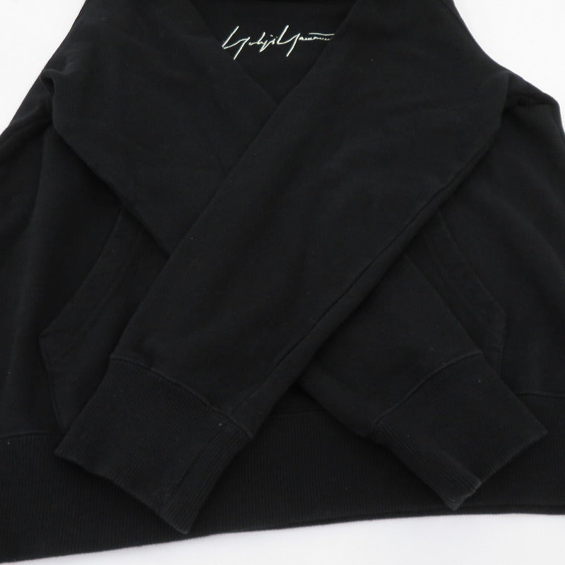Yohji Yamamoto | ヨウジヤマモト New Era Hoodie パーカー HW-T39-083 ブラック サイズ：S【瀬戸大橋店】