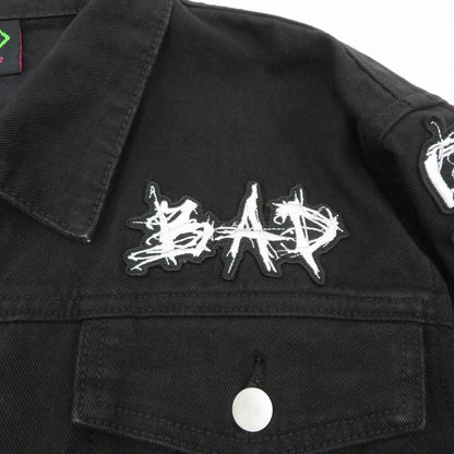 xxxtentation BAD VIBES FOREVER ジャケット デニム ブラック サイズ：S【瀬戸大橋店】